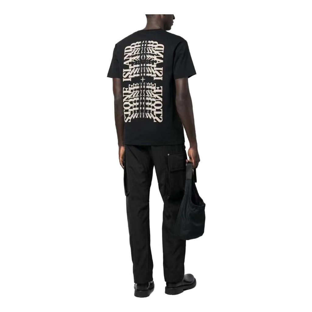 T-shirt Stone Island Crewneck Street Style T-shirt Sort | 78152NS86-V0029, 0