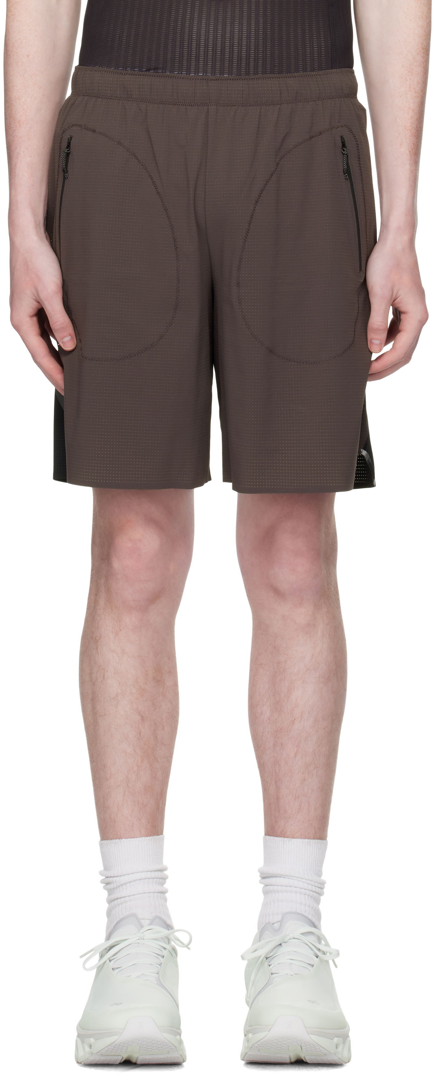Shorts Soar Running Soar Long Summer Running Shorts Brun | SS25-SS19M-GRE/BLK, 0