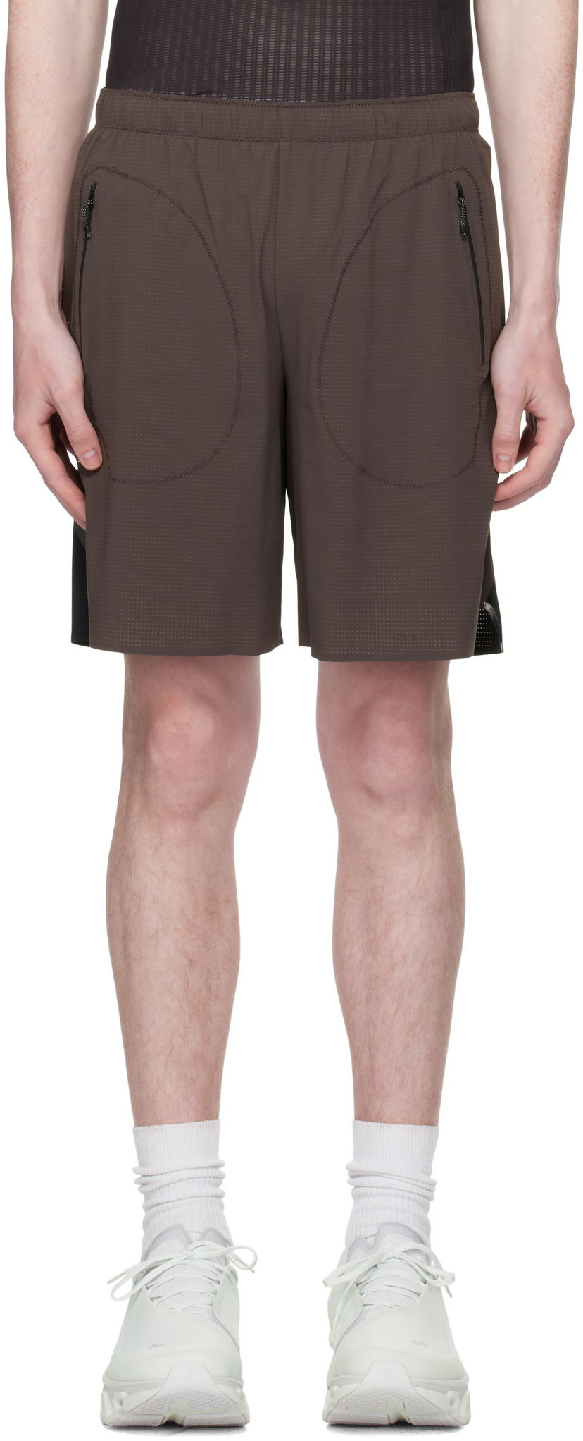 Shorts Soar Running Soar Long Summer Running Shorts Brun | SS25-SS19M-GRE/BLK