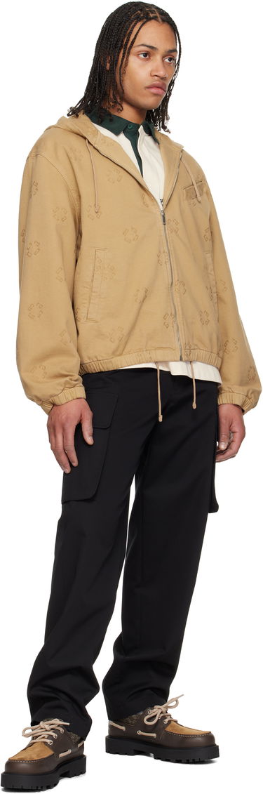 Sweatshirt Givenchy Givenchy Monogram 72 Zipped Denim Jacket Beige | BM01AA5YC6250, 3