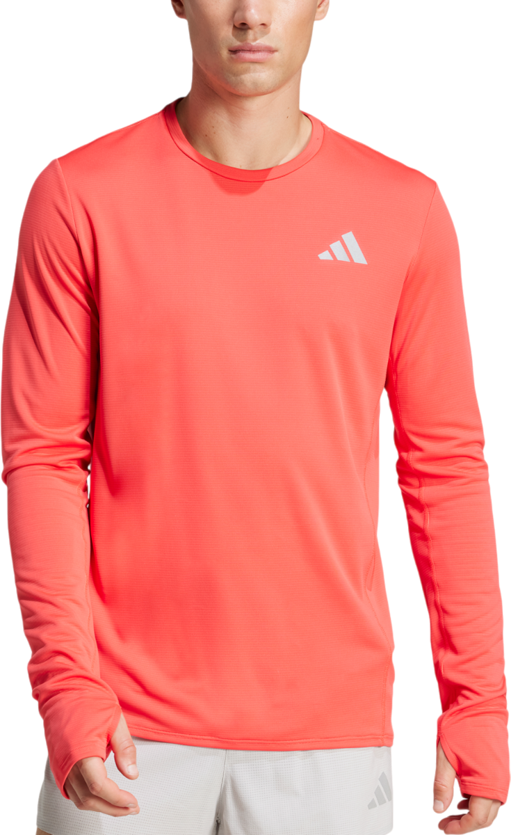 T-shirt adidas Performance Adizero Ekiden Long Sleeve Tee Orange | jm7897, 0