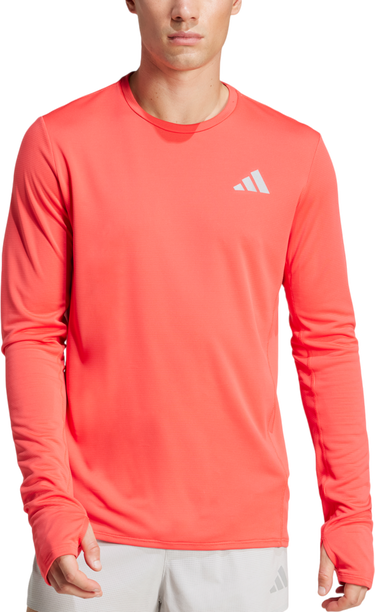 T-shirt adidas Performance Adizero Ekiden Long Sleeve Tee Orange | jm7897, 0