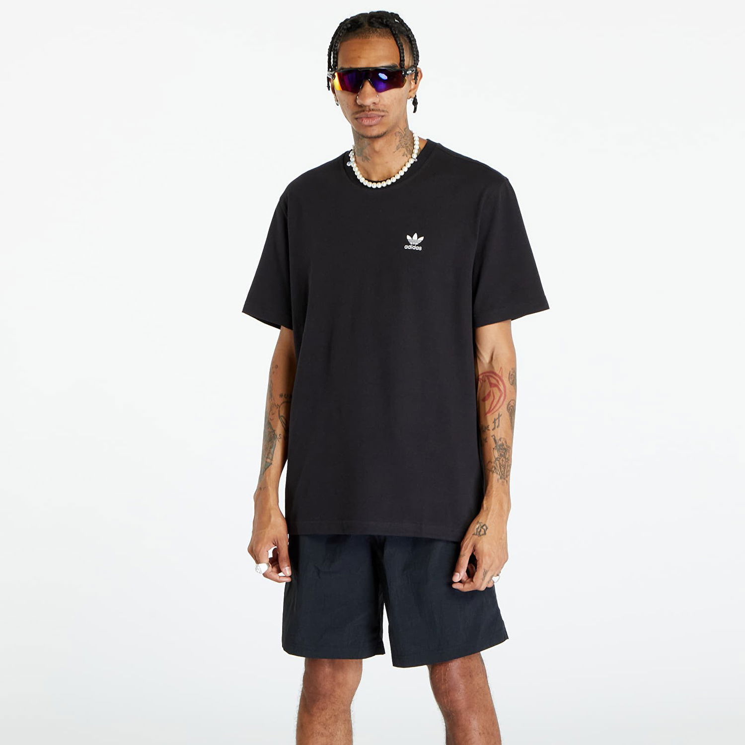 T-shirt adidas Originals Back+Front Trefoil Boxy Tee Sort | II5760, 0