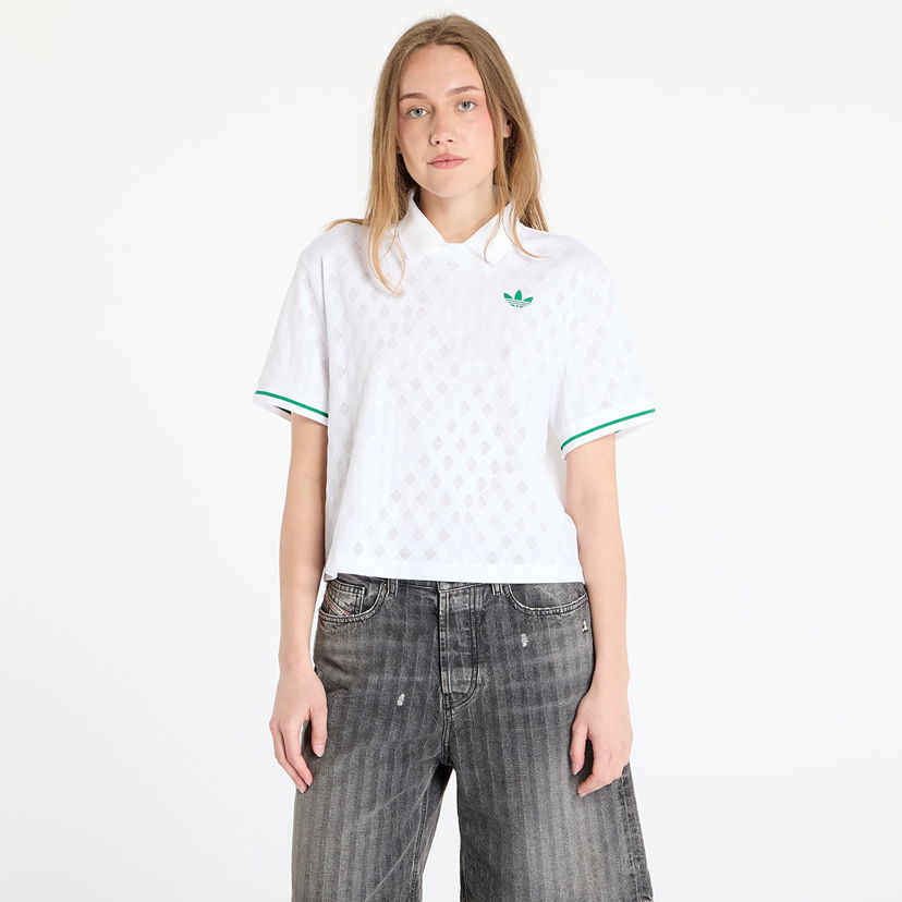 Polo skjorte adidas Originals Tennis Climacool Polo Shirt Hvid | JM4734