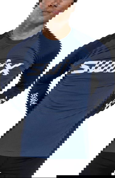 T-shirt SWIX RaceX Dry Long Sleeve T-Shirt Blå | 10097-23-75404, 0