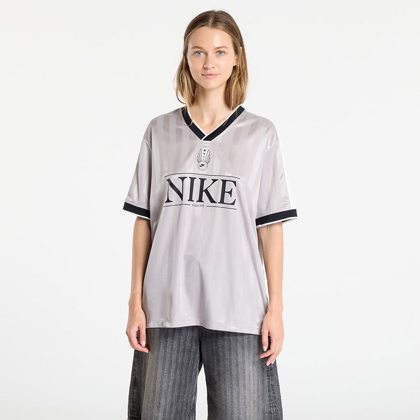 Jersey Nike Sportswear Women's V-Neck Jersey Top Grå | IH8504-009