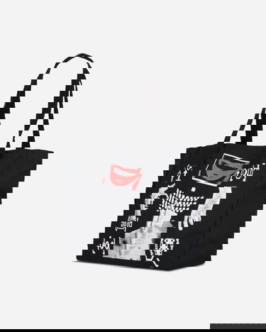 Mulepose Cav Empt Lips Display Tote Bag Sort | CES28G07 BLACK, 2