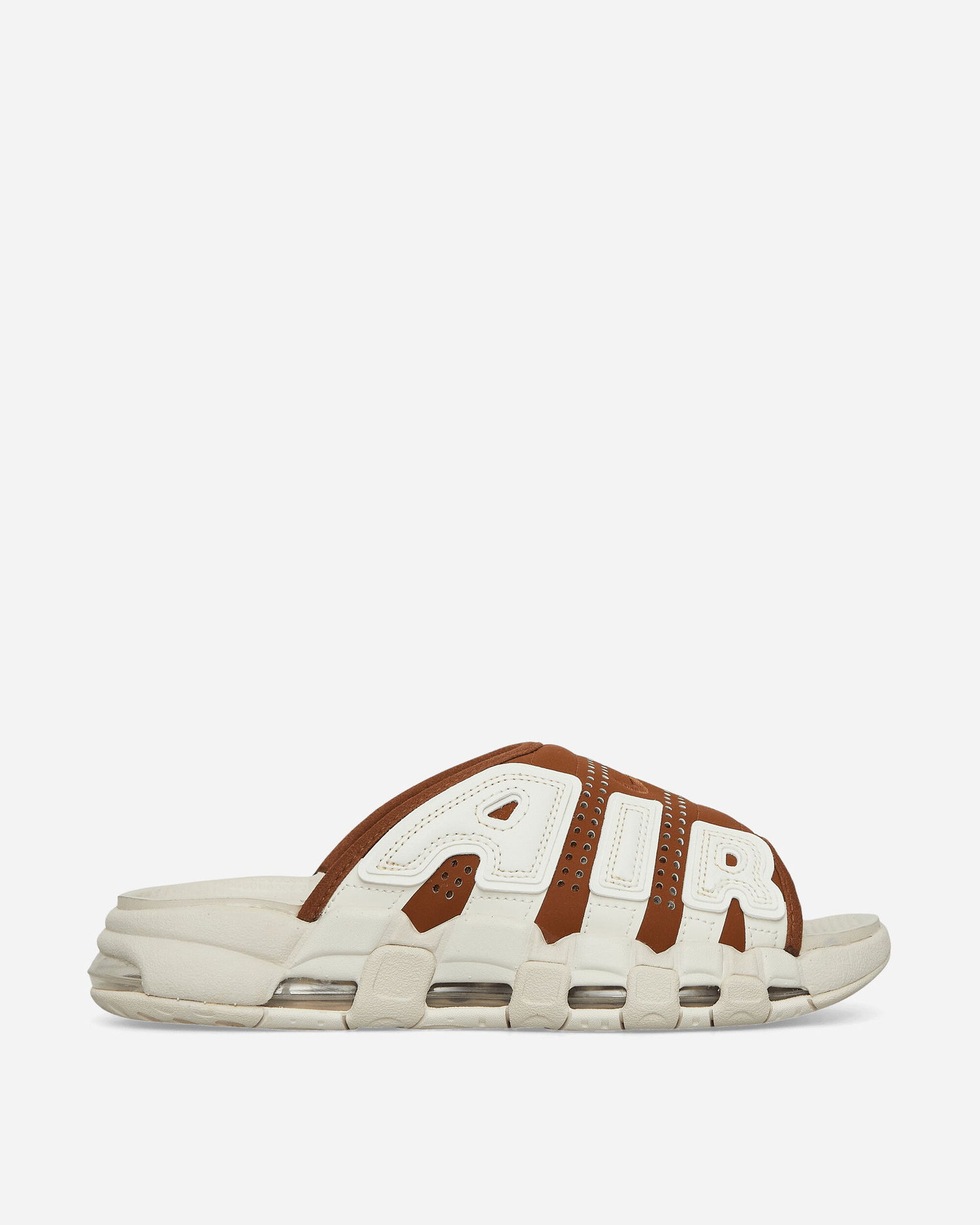 Sneakers og sko Nike Air More Uptempo Slides Light British Tan / Sail Beige | FQ8699-200, 0