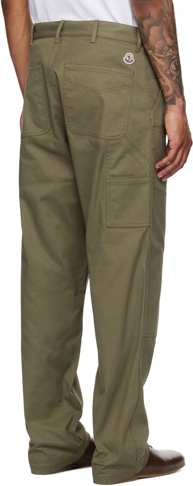 Bukser Moncler Moncler Gabardine Trousers Grøn | K20912A00003598R1, 2