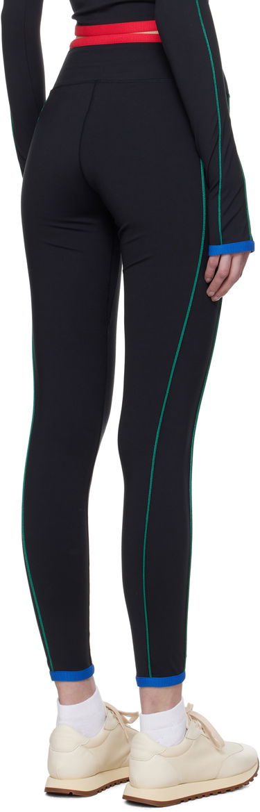 Leggings Casablanca Casablanca Contrast Trim Sport Leggings Sort | WPS25-ACT-028-01, 2