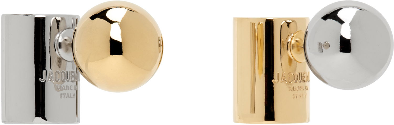 Øreringe Jacquemus Jacquemus Perlina Mismatched Earrings Metalisk | 24H241JW720-5845, 1