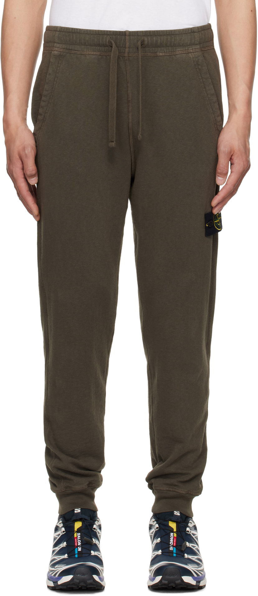 Joggingbukser Stone Island Stone Island Malfilé Fleece Sweatpants Grøn | K1S15 6200005 S0060