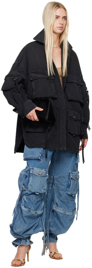 Jakke The Attico Attico Fern Utility Jacket Sort | 247WCB48 D088, 3