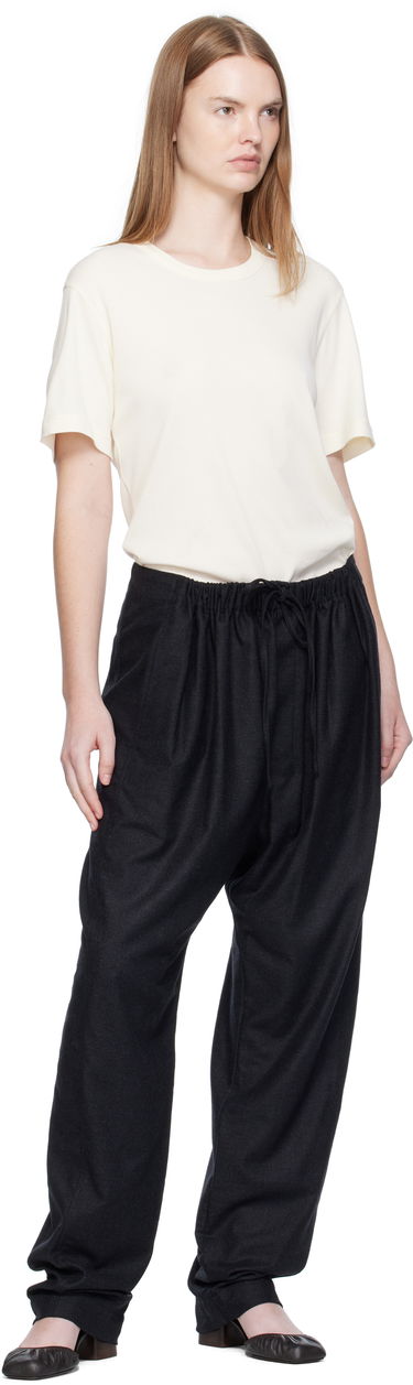 T-shirt LEMAIRE LEMAIRE Rib T-shirt Hvid | TO1440 LJ1016, 4