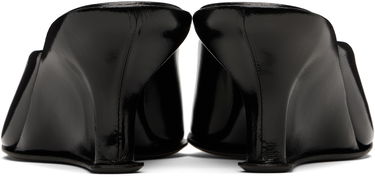 Tøj BY FAR BY FAR Caroo Wedge Mules Sort | MWFHO130LL032BK001PL, 1
