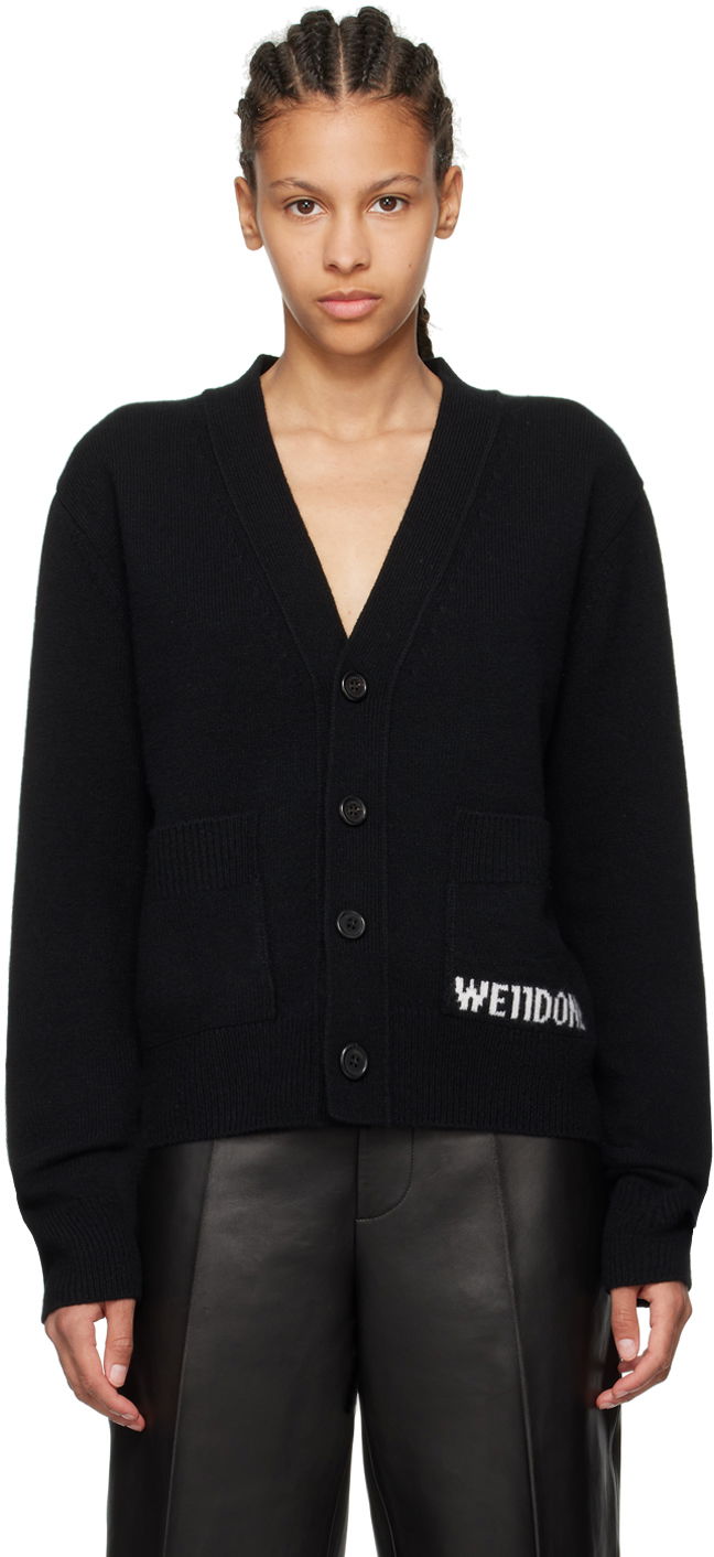 Sweater We11done We11done Patch Pocket Cardigan Sort | WD-KC3-23-621-U-BK