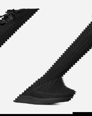 Sneakers og sko UGG Classic Tall Cabelle Knit Boots Sort | 1174579-BLK, 1
