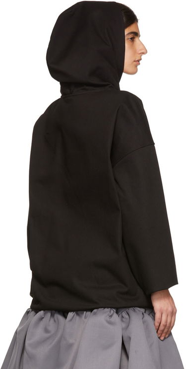 Sweatshirt We11done We11done Cotton Angel Graphic Hoodie Sort | WD-BL1-22-130-U-BK, 2
