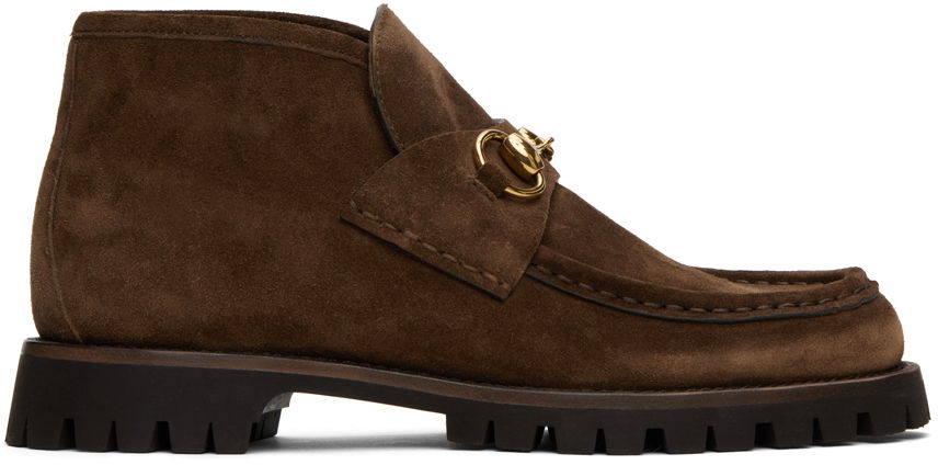 Sneakers og sko Gucci Horsebit Boots Brun | 764206 0PV00, 0