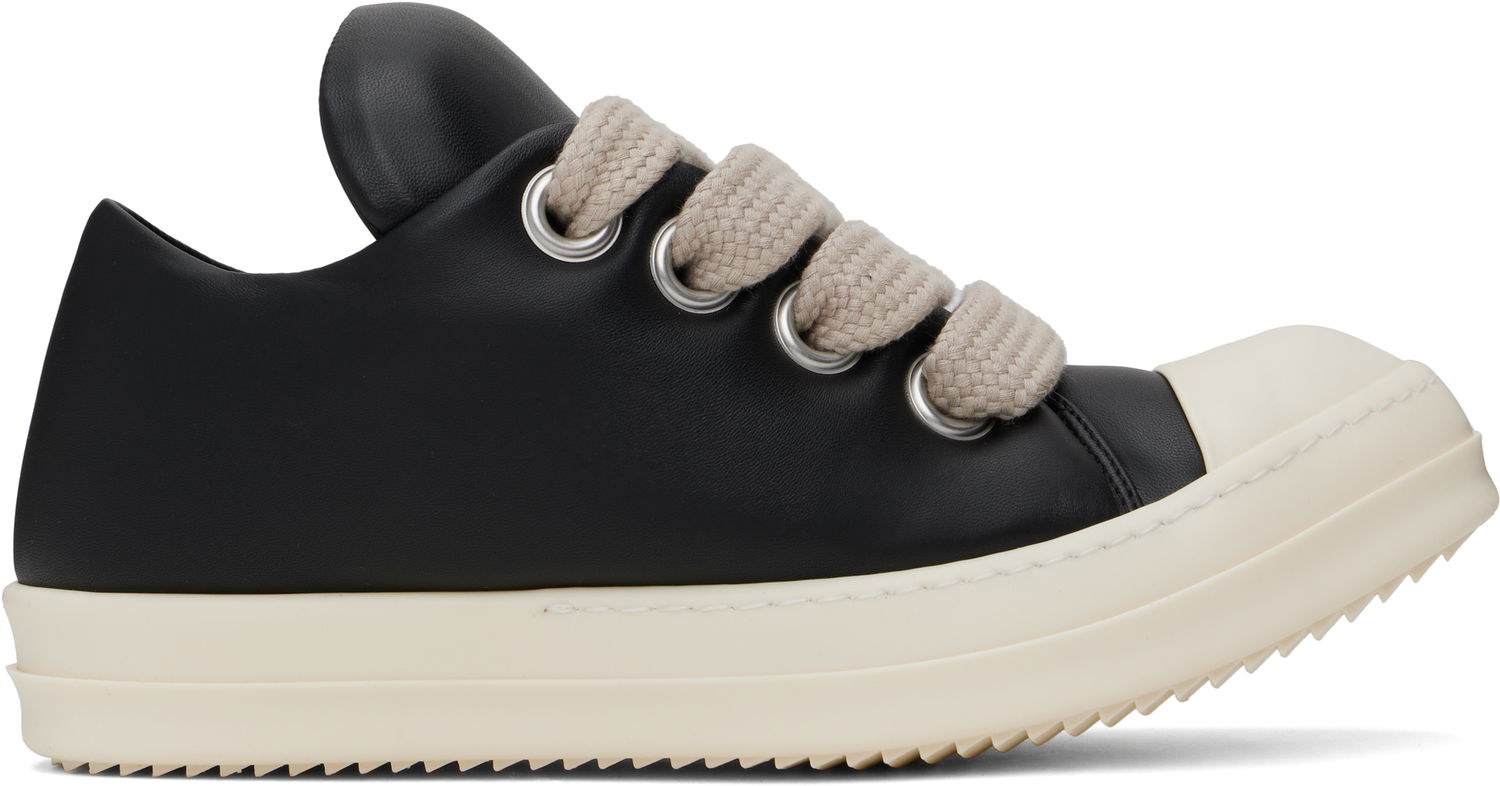 Sneakers og sko Rick Owens Rick Owens Hollywood Jumbolace Low Sort | RU01E5893 LLPPW2, 0