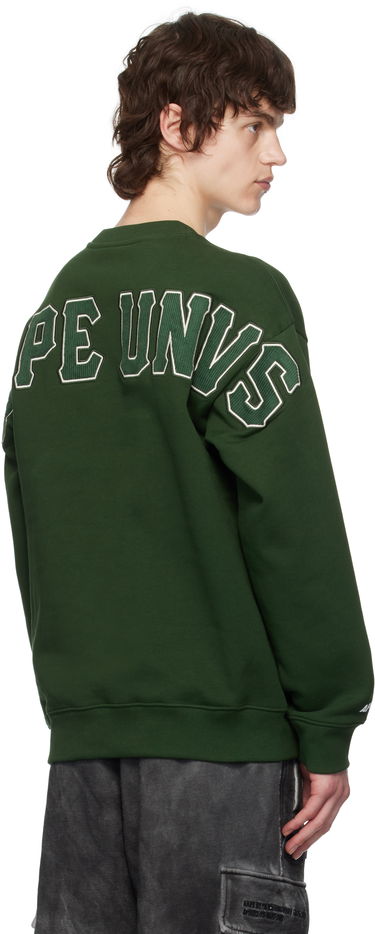 Sweatshirt AAPE by A Bathing Ape AAPE by A Bathing Ape Injection Crewneck Sweatshirt Grøn | AAPSWMC336XXNGRD, 2