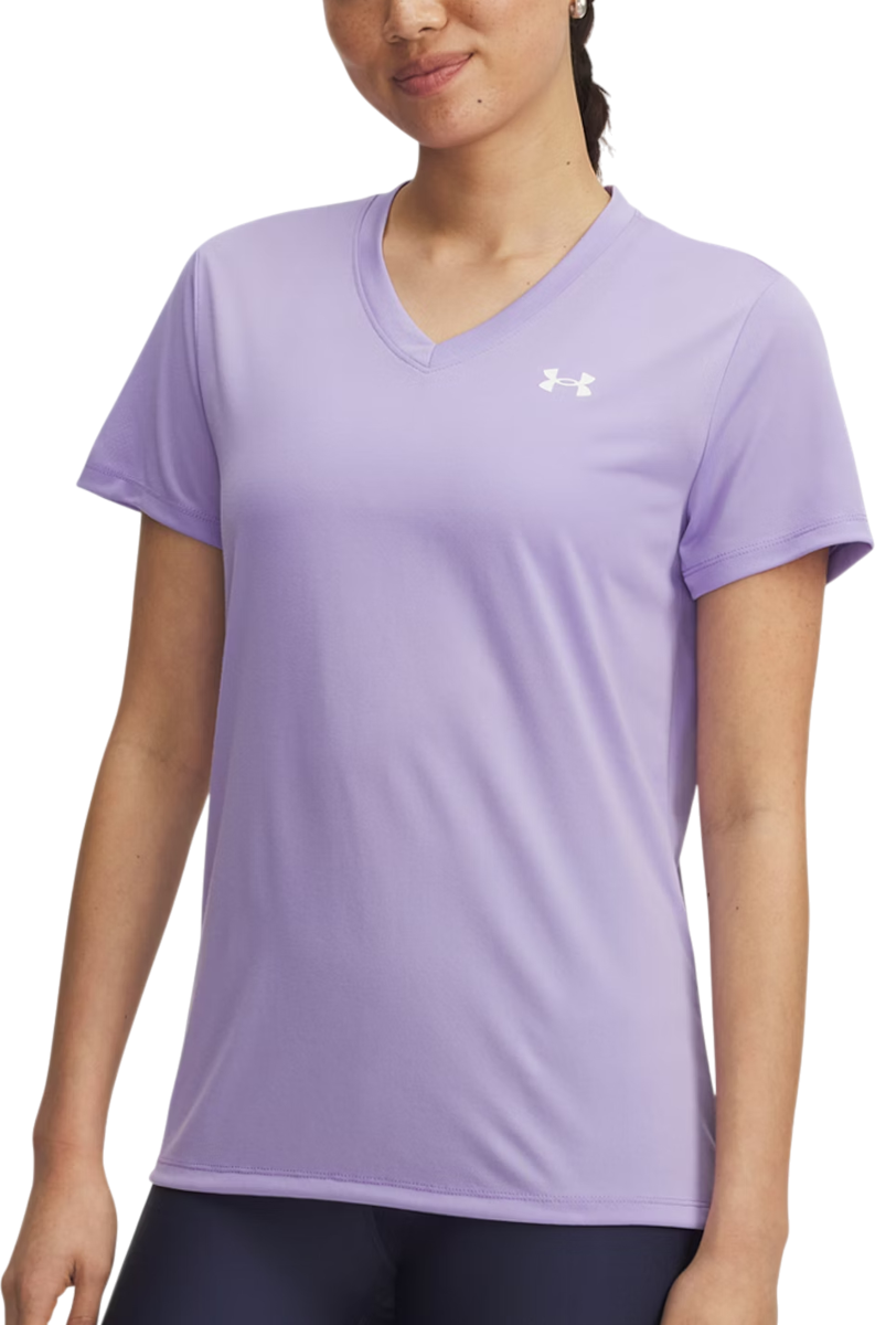 T-shirt Under Armour V-Neck Short-Sleeve Tech SSV Solid T-Shirt Lilla | 1384229-538, 0