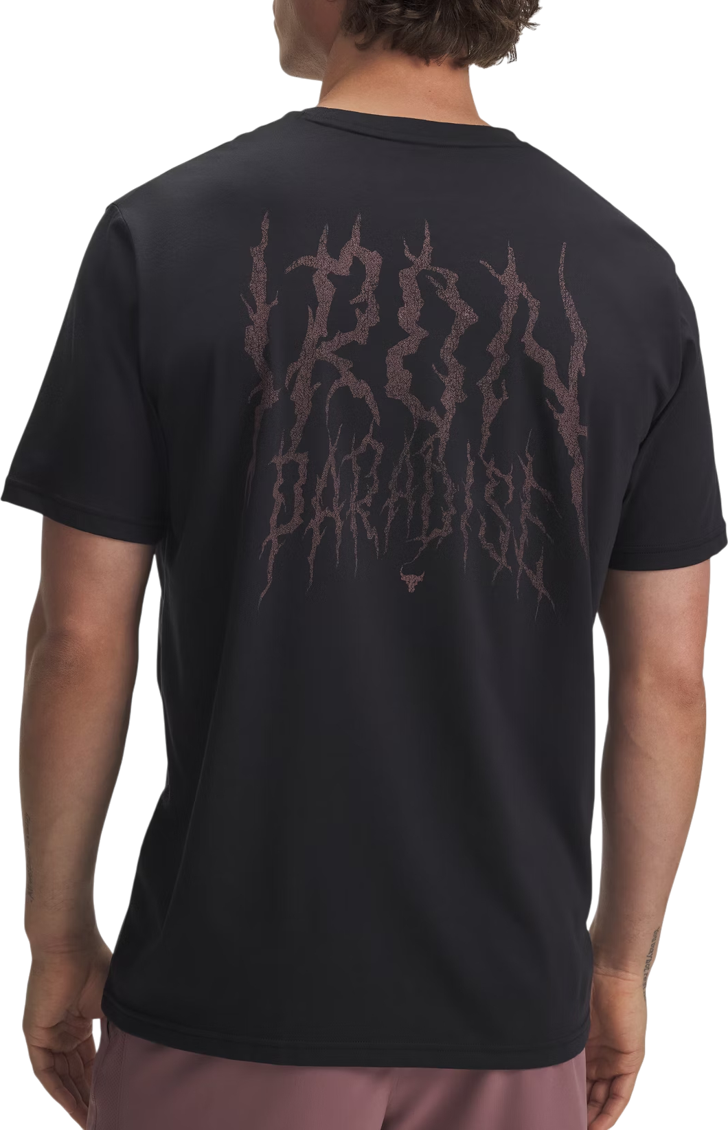 T-shirt Under Armour Project Rock Q3 Iron Paradise Graphic T-Shirt Sort | 6005031-002, 1