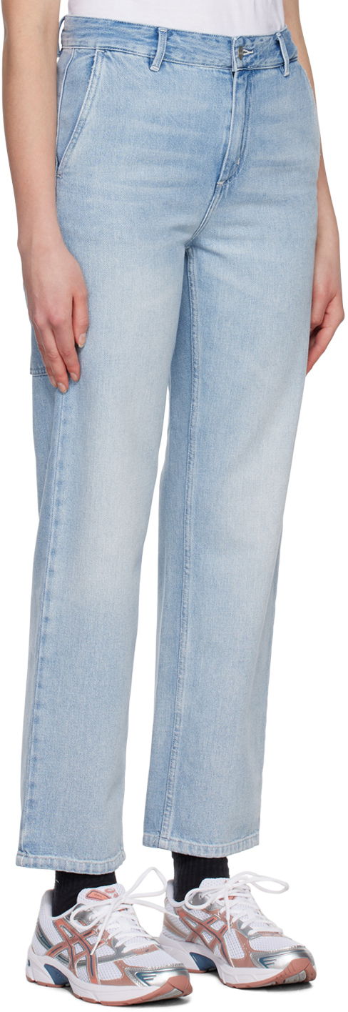 Jeans Carhartt WIP Pierce Straight Leg Jeans Blå | I031251, 1