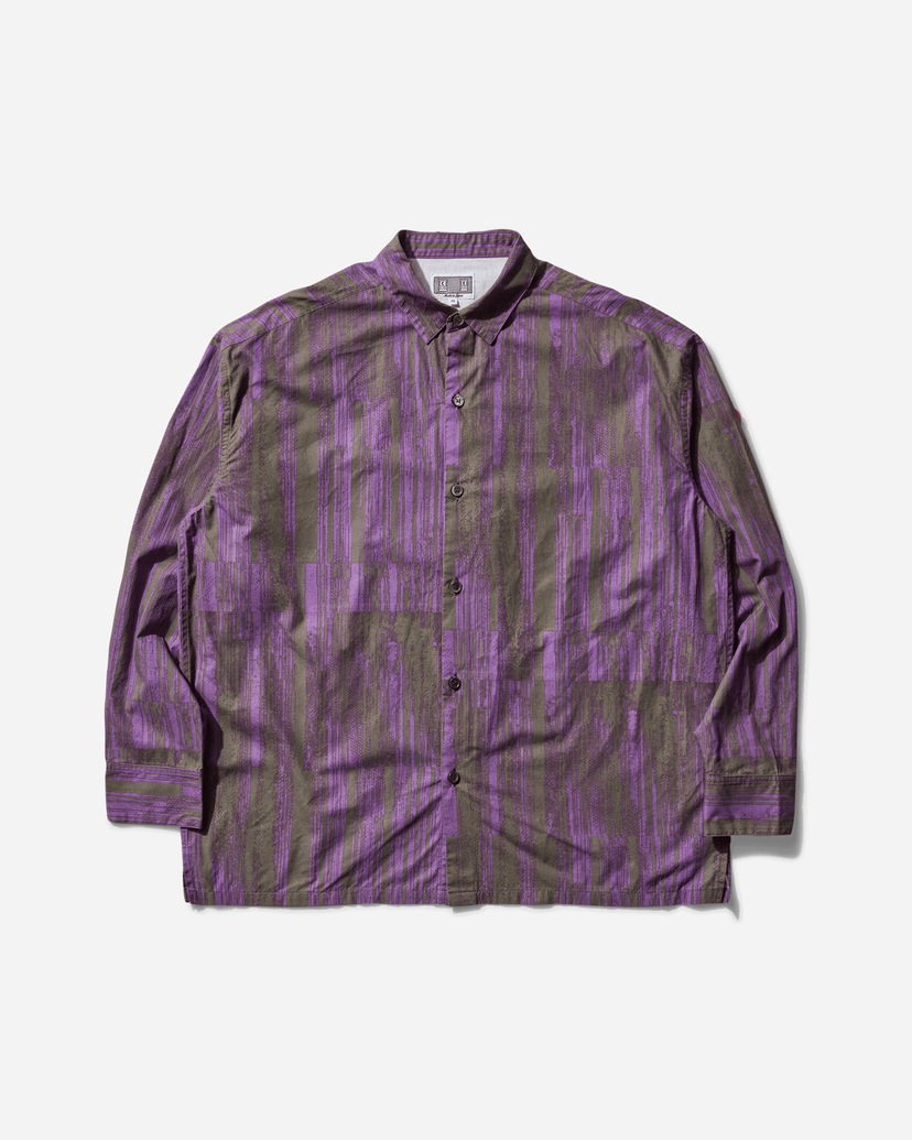 Skjorte Cav Empt FK Pattern Big Shirt Lilla | CES27SH06 GREY