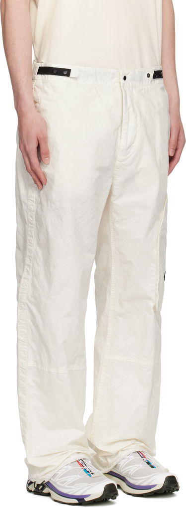 Cargo bukser Stone Island Stone Island Organic Look Nylon Panama-TC Cargo Pants Hvid | K1S15 3100010 S0069, 1
