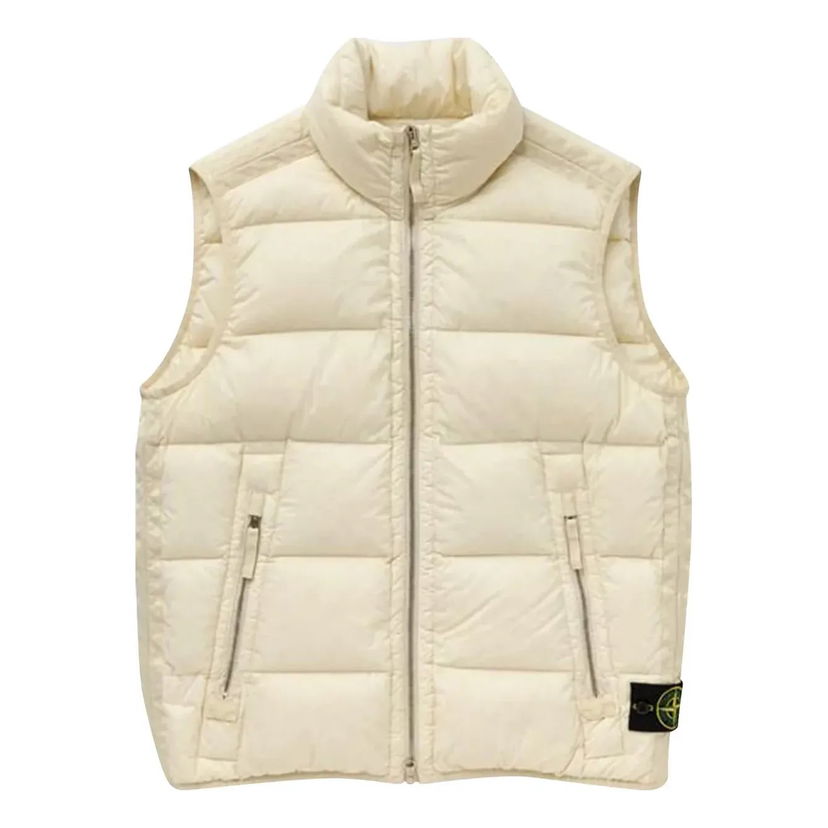 Vest Stone Island Stone Island Plaster Puffer Vest Beige | 7915G1428-V0097