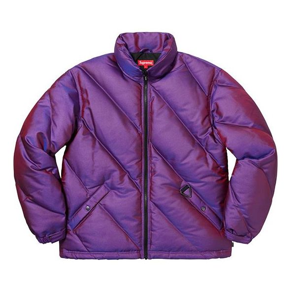 Puffer jakke Supreme Supreme Iridescent Puffy Jacket Lilla | SUP-FW19-962