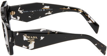 Solbriller Prada Tortoiseshell Square Sunglasses Sort | 0PR 08YS 8056262085301, 2