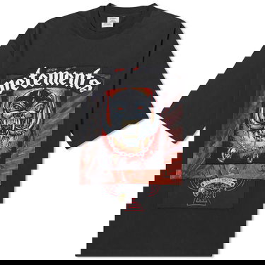 T-shirt VETEMENTS Motorhead Patched T-Shirt Sort | UE64TR390B, 0