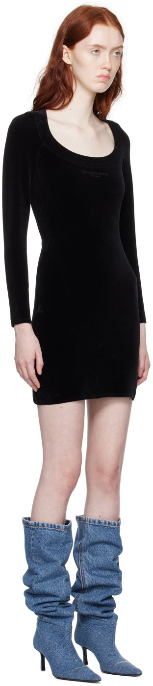 Kjole Alexander Wang Bonded Minidress Sort | 4KC4236001, 1
