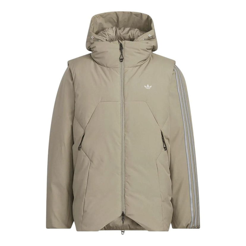 Puffer jakke adidas Originals HAMCUS Originals Insulated Hooded Jacket Grøn | IY5050