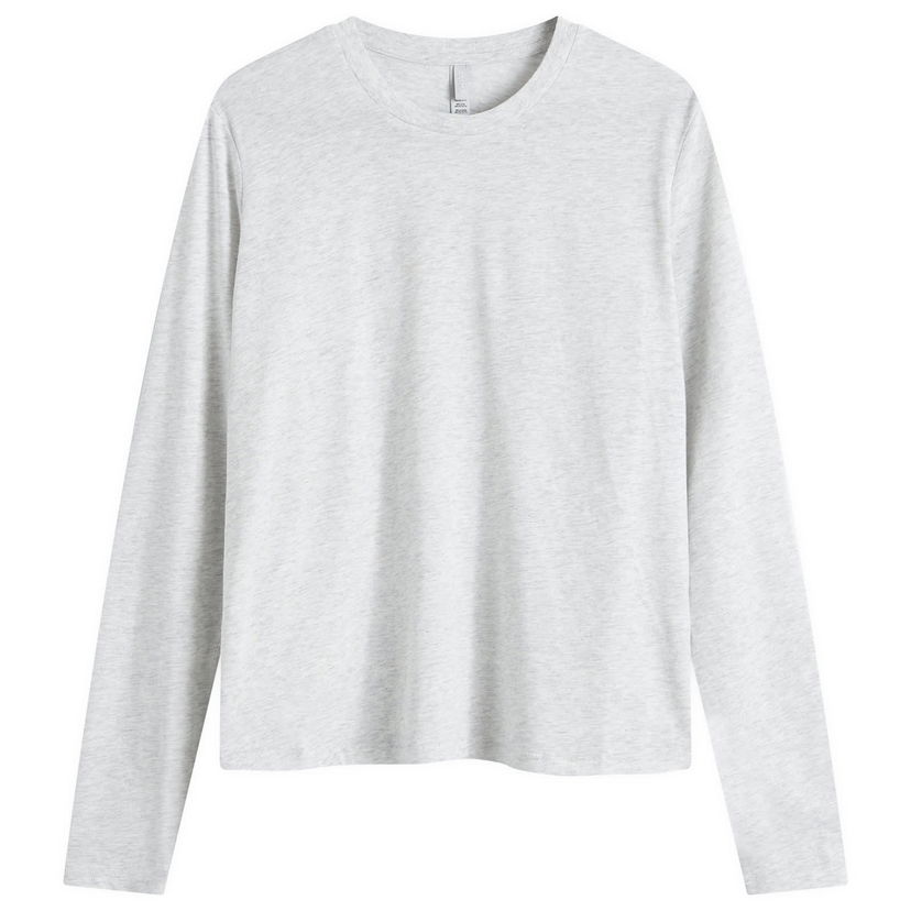 T-shirt SKIMS Relaxed Long Sleeve T-Shirt Grå | LS-LST-6976W-LHG
