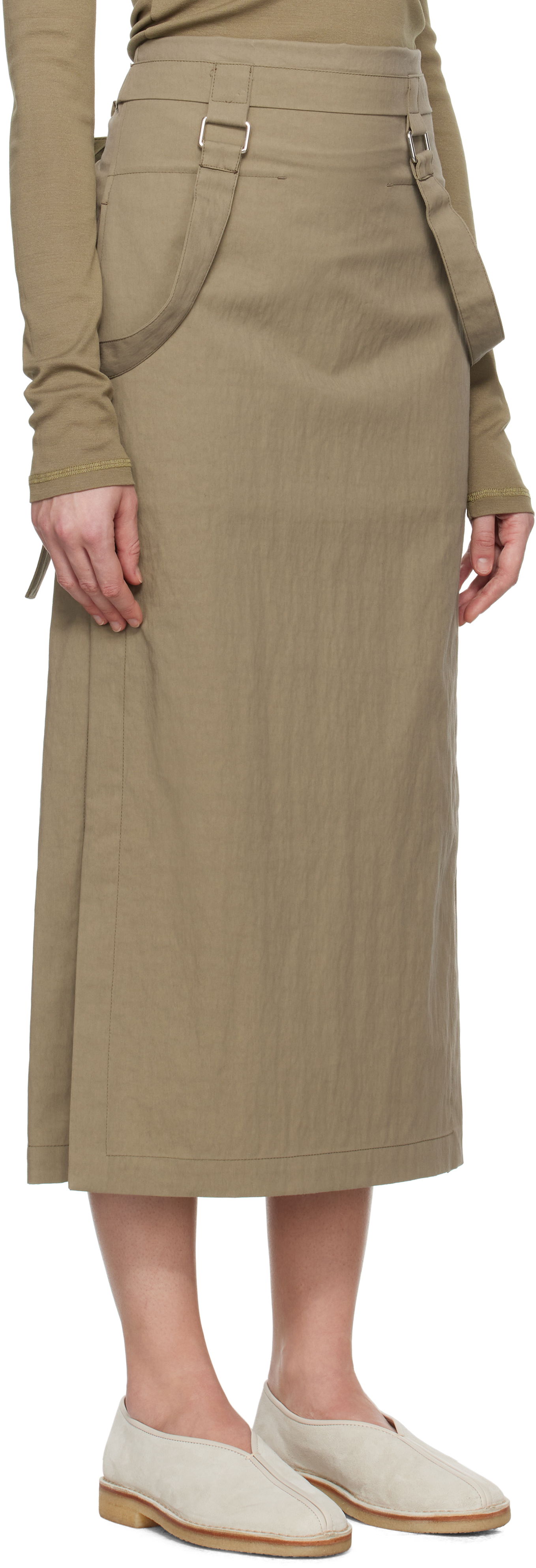Nederdel LEMAIRE Lemaire Straps Midi Skirt Brun | SK1036 LF1228, 1