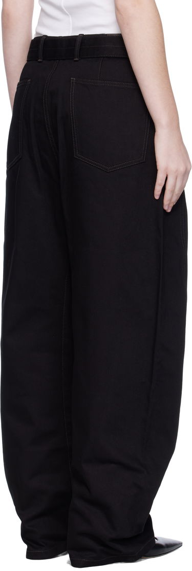 Jeans LEMAIRE Lemaire Twisted Belted Jeans Sort | PA326 LD1055, 2
