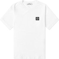 T-shirt Stone Island Patch T-Shirt Hvid | 7915241-A0001, 1