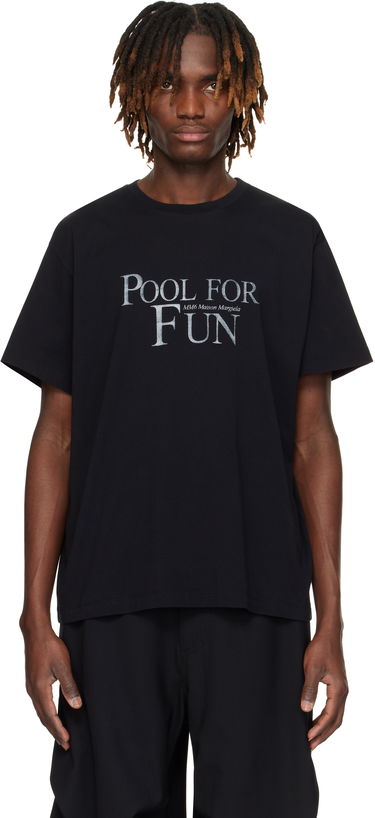 T-shirt Maison Margiela MM6 Maison Margiela 'Pool For Fun' T-Shirt Sort | SH0GC0044 S24312, 0