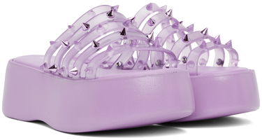 Skopleje Jean Paul Gaultier Jean Paul Gaultier Melissa Edition 'The Becky Punk Love' Platform Slides Lilla | 23/12-F-CS002-X033-29, 3