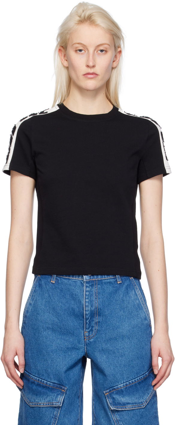 T-shirt Dion Lee Dion Lee Slim T-Shirt Sort | C3162PS24