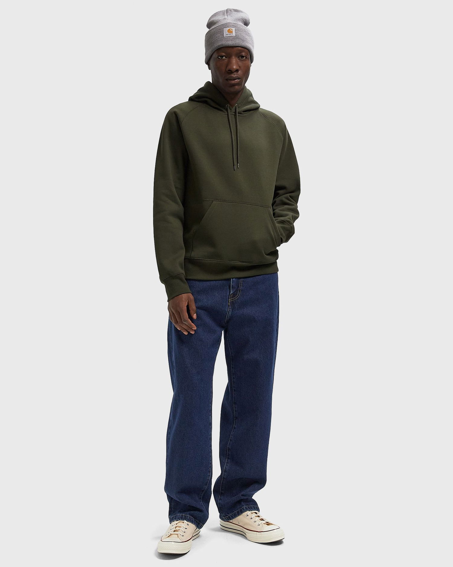 Sweatshirt Carhartt WIP Chase Hoodie Grøn | I033661-3CB.XX, 1