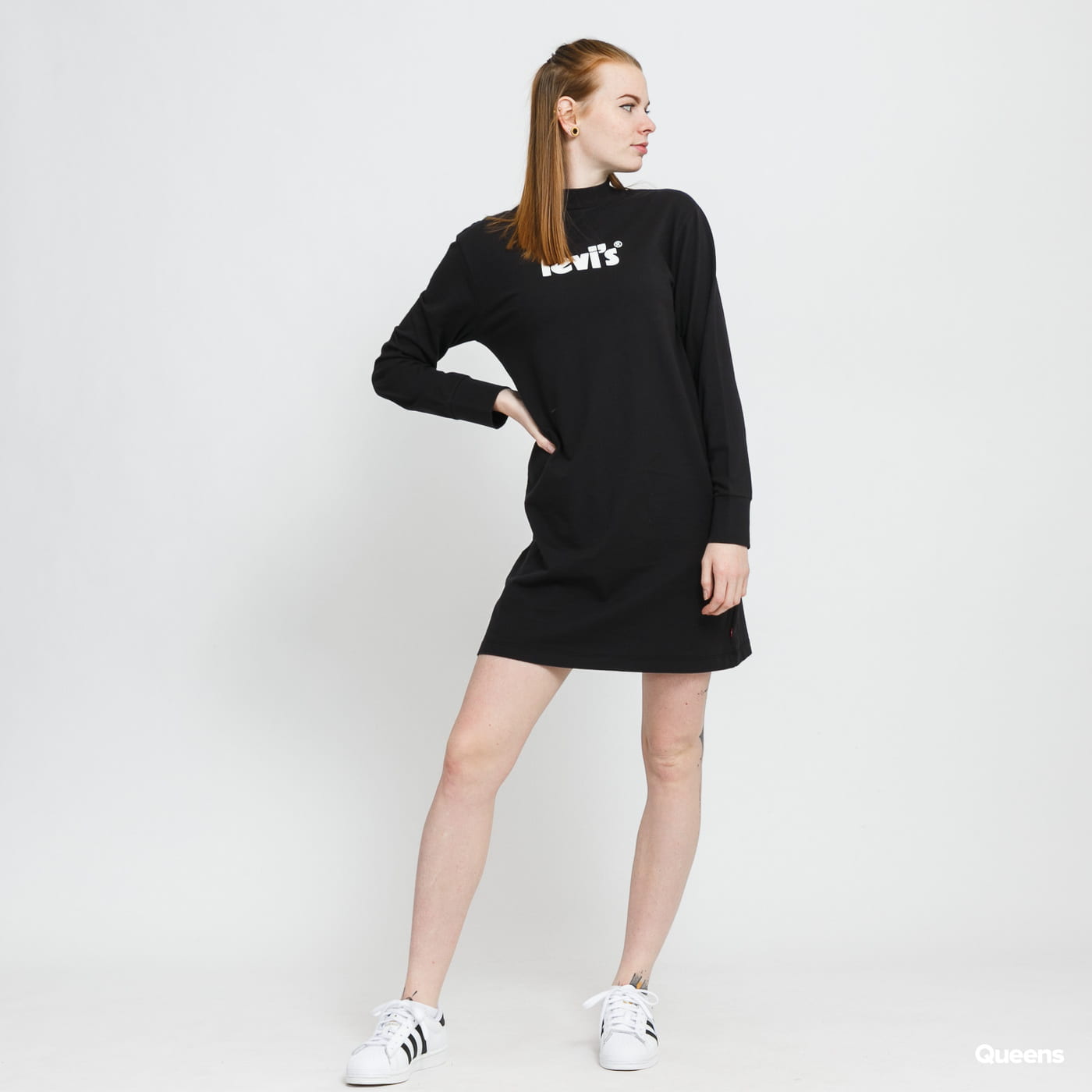 Kjole Levi's LS Graphic Knit Dress Sort | A1773-0001, 0