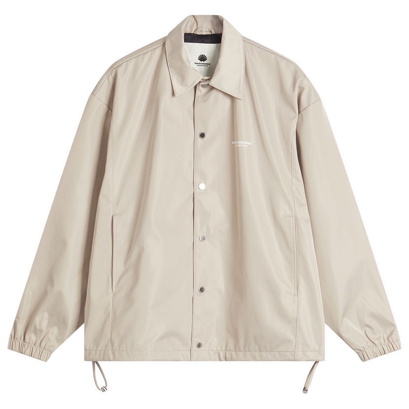 Vindjakke New Amsterdam Surf Association Surf Association Logo Coach Jacket Beige | 2501134001