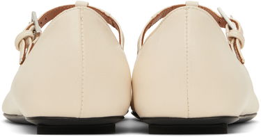 Tøj The Attico Attico Juno Ballerina Flats Beige | 250WSH00858 LBT116AA, 1