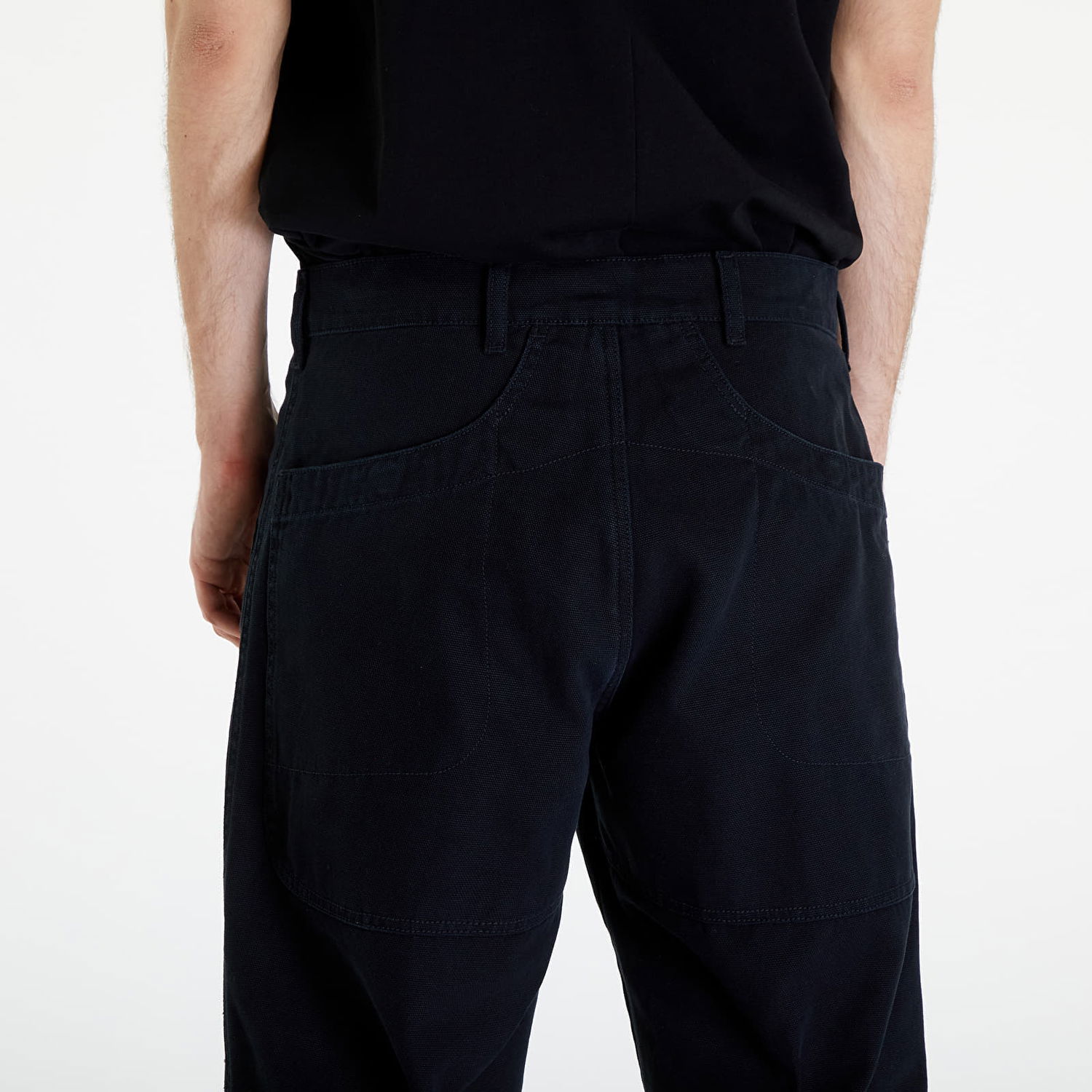 Bukser ROA Canvas Trouser Black Sort | RBMW070FA52 BLK0001, 1