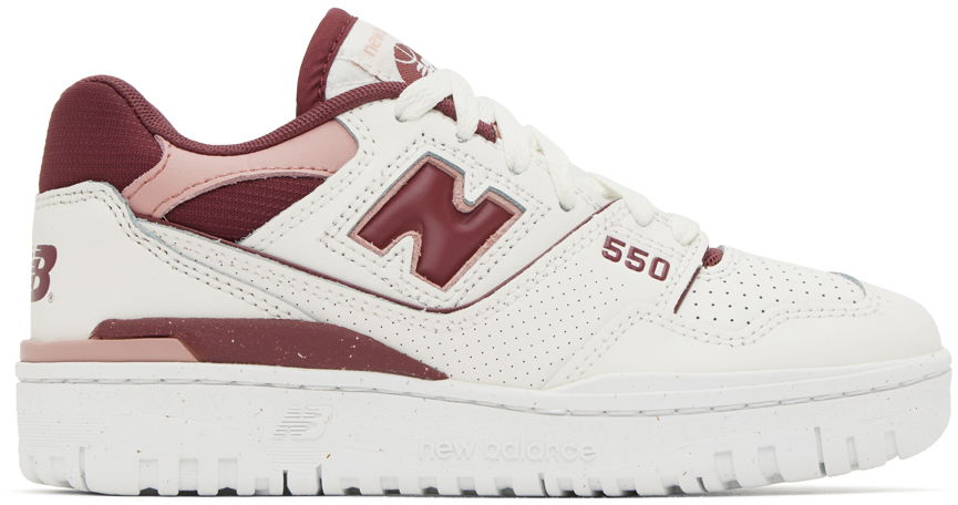Sneakers og sko New Balance 550 "White & Burgundy" Hvid | BBW550DP, 0