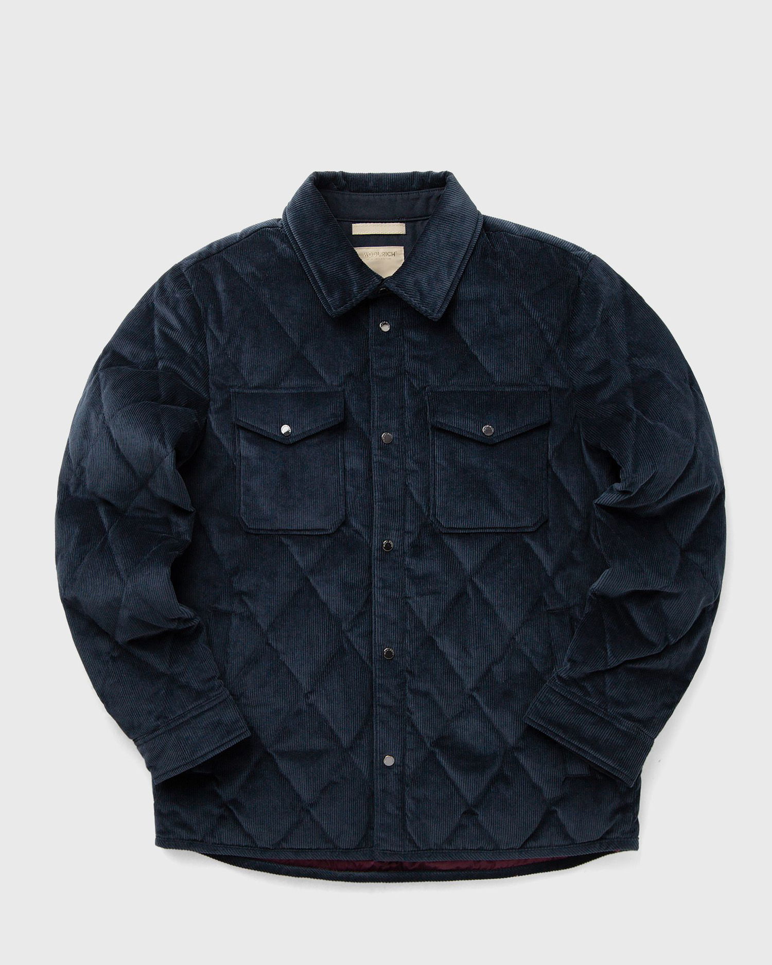 Jakke WOOLRICH Alaskan Corduroy Quilted Shirt Jacket Mørkeblå | CFWOOS2014MRUT5017-3989, 0